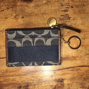 Denim Coach Wallet
